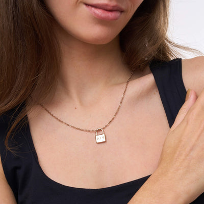 Personalised Lock Necklace