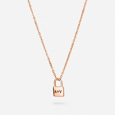 Personalised Lock Necklace
