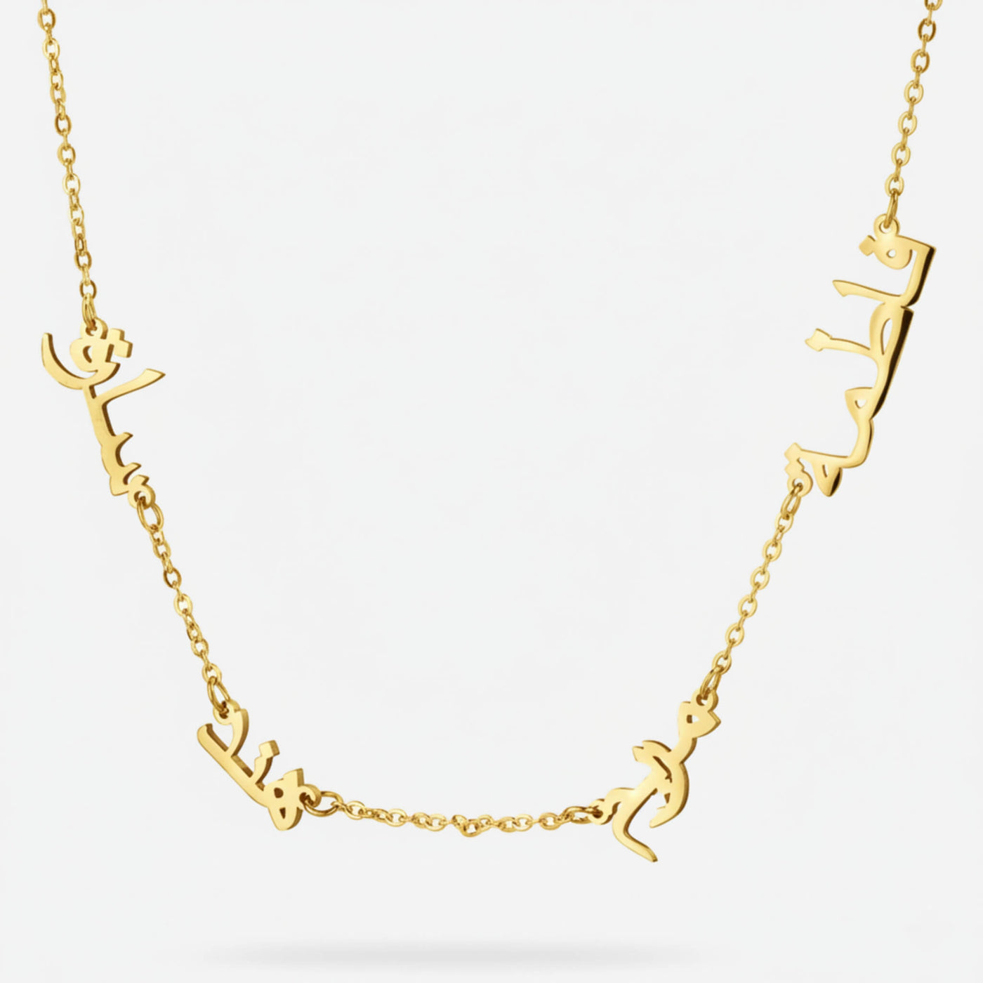 Personalised Arabic Multiple Name Necklace