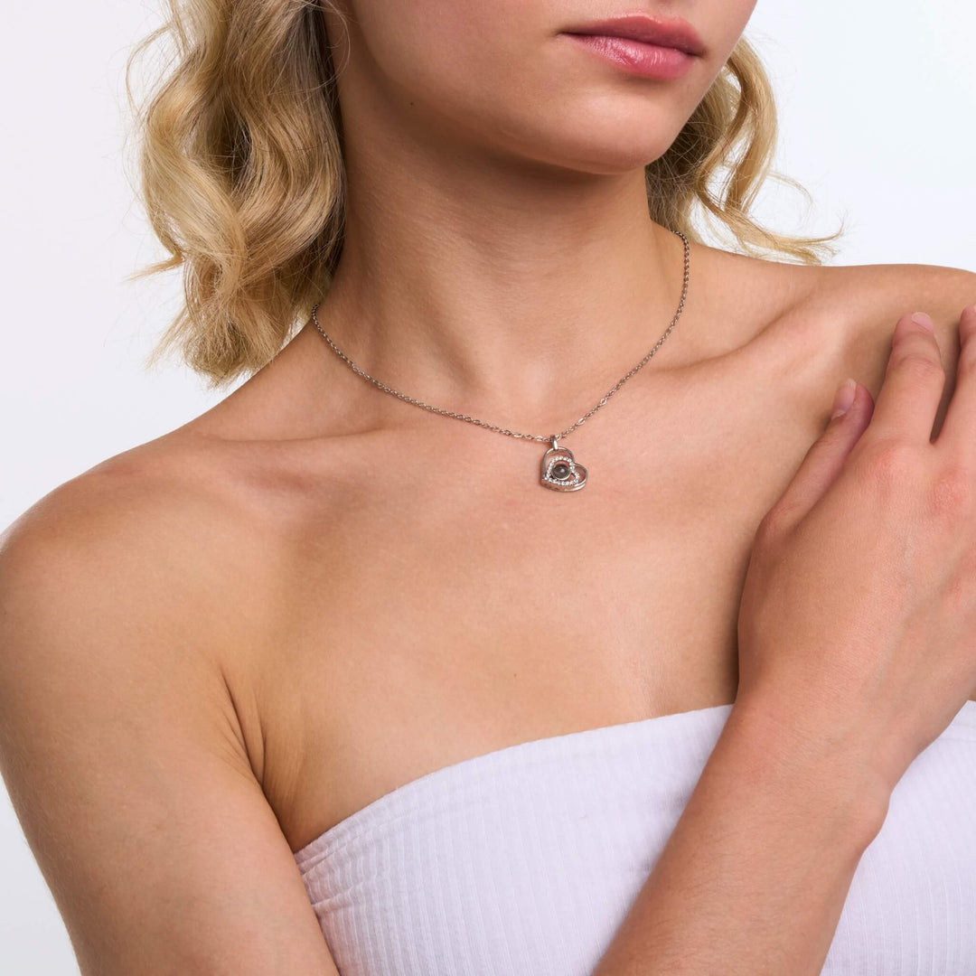 Personalised Photo Heart Necklace