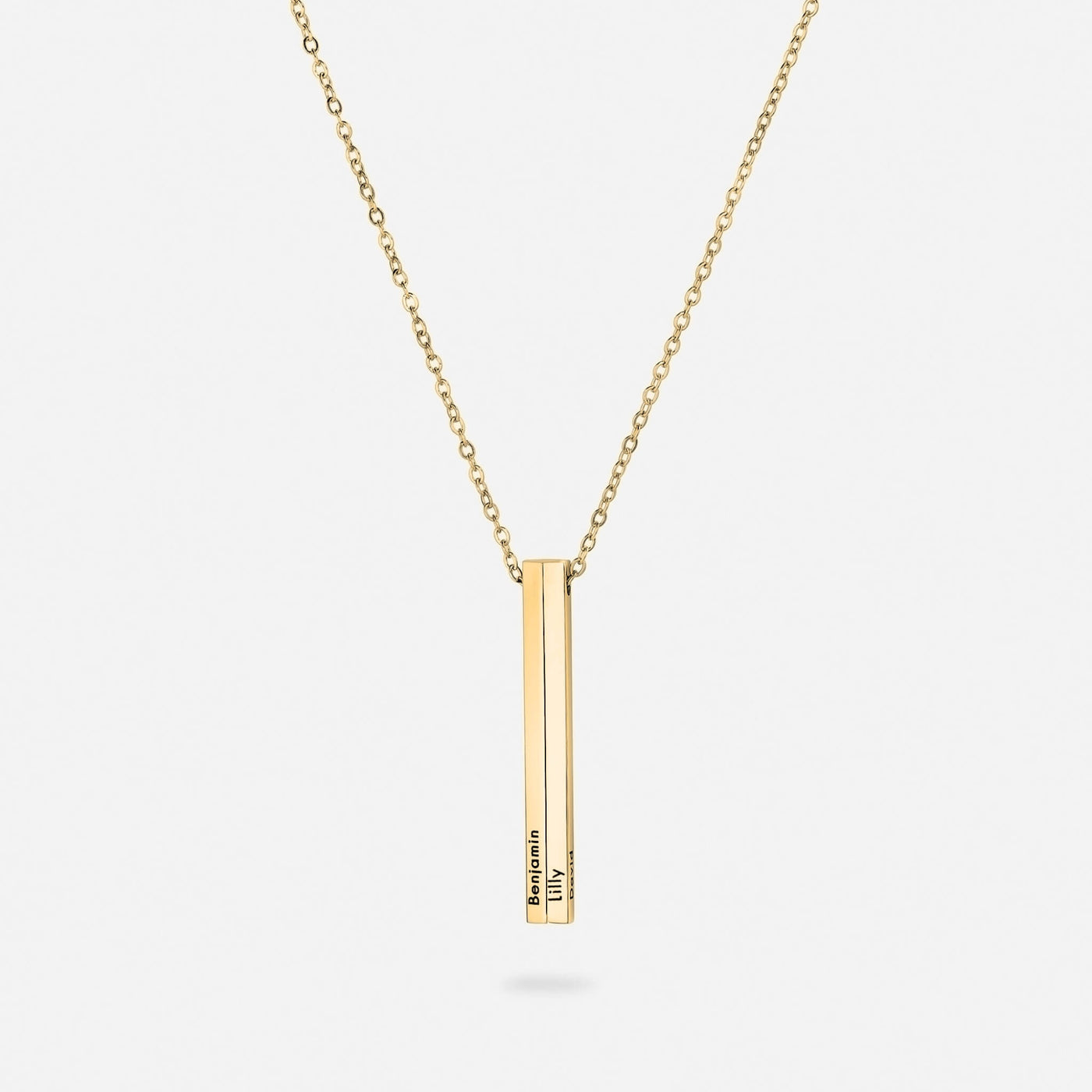 Personalised Vertical Name Necklace