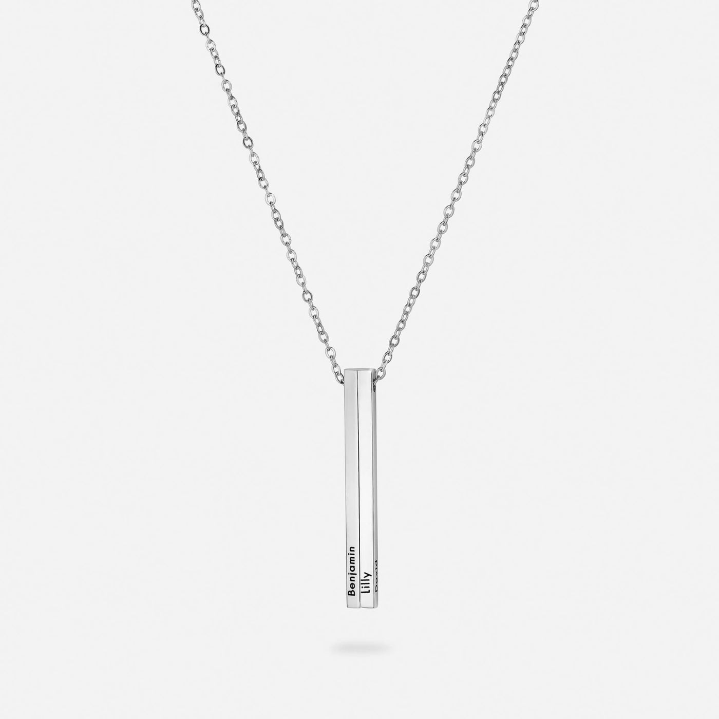 Personalised Vertical Name Necklace
