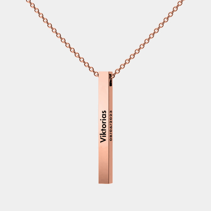 Personalised Bar Necklace
